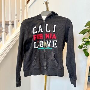 California Love Gray Fleece Hoodie